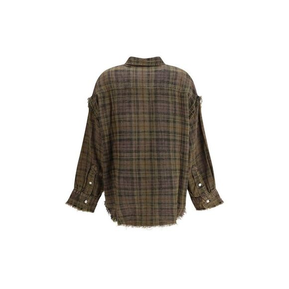 R13 Checked Cotton Women's Shirt - Picture 2 of 3